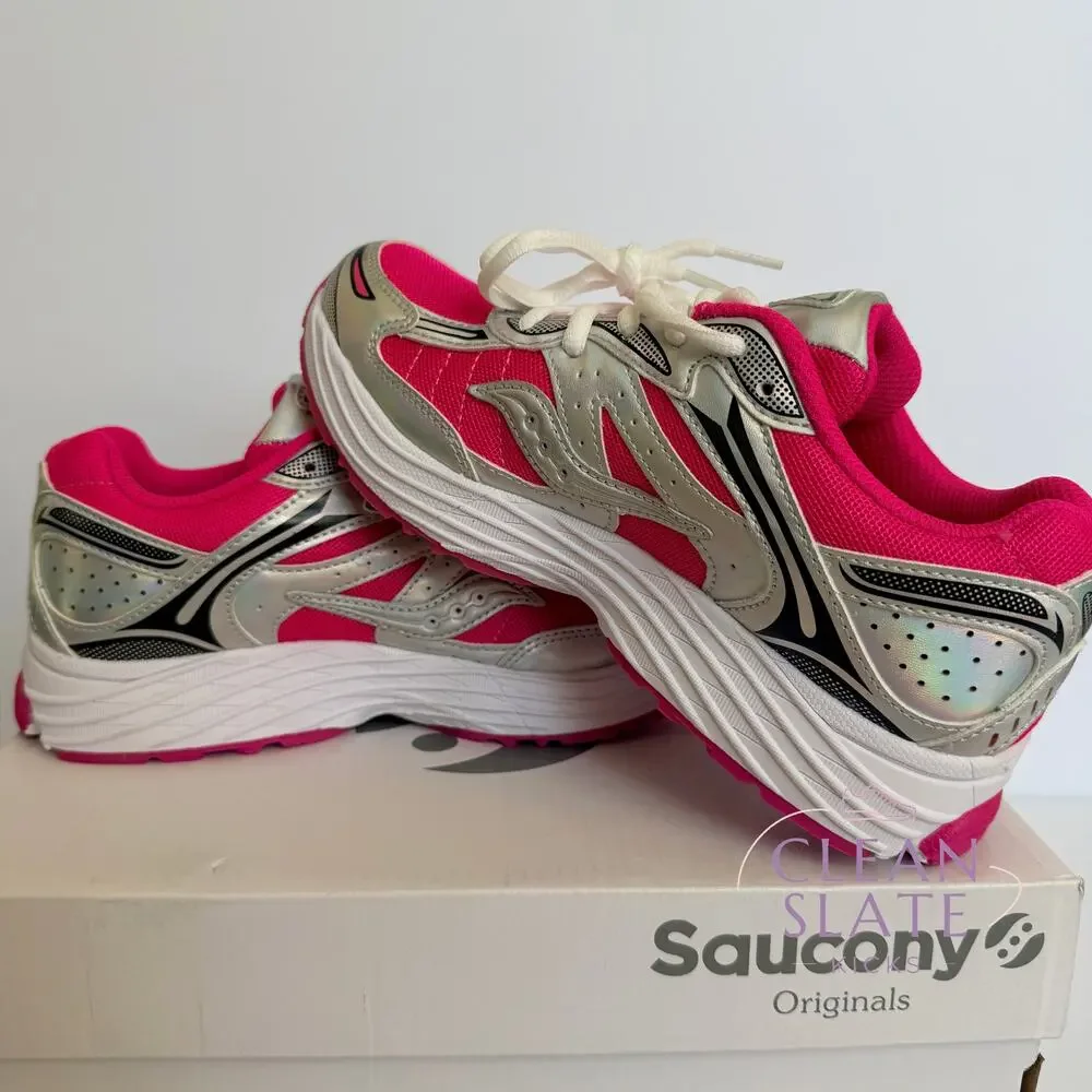 Saucony Omni 9 Fuchsia Silver Youth 4.5M NIB